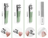 NNEDSZ 18-Piece Manicure and Pedicure Set - Stainless Steel Nail Clipper Kit | Professional Nail Care Grooming Tools | Compact Portable Case