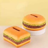NNEDSZ Round Creative Burger Tissue Box – Fun American-Style Cartoon Paper Towel Holder for Home Décor and Gifts