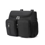 NNEDSZ Black Portable Baby Stroller Organizer Bag – Multi-Purpose Diaper Storage Bag for Moms, Lightweight and Travel-Friendly