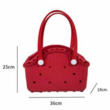 NNEDSZ Green Portable EVA Pet Handbag - DIY Custom Decoration Carrier for Small Pets, Beach, and Outdoor Use (Large Capacity)