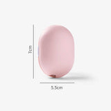 NNEDSZ 2 Pcs Pink Portable Mini Toothbrush Sanitizer - Compact Travel UV-C Sterilizer for Home and Travel Use