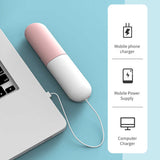 NNEDSZ 1 Piece Pink Portable UV-C Toothbrush Sterilizer - Rechargeable Travel Case with UV-C Disinfection, Compact and Lightweight, Easy-to-Clean Design