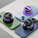 NNEDSZ Orange Portable Mini Bluetooth Speaker with Magnetic Base, High-Quality Bass and Surround Sound, Colorful Ambient Lighting, USB Rechargeable, 6-Hour Battery Life