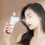NNEDSZ Pink Portable Oxygen Injector for Face Hydration and Skin Rejuvenation, 40ml USB Rechargeable Atomizer
