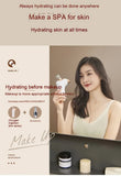 NNEDSZ Pink Portable Oxygen Injector for Face Hydration and Skin Rejuvenation, 40ml USB Rechargeable Atomizer