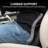 NNEDSZ Black Mini Car Seat Cushion - Memory Foam Height-Boost Cushion with Removable Mesh Cover - Driver Seat Pad for All Seasons