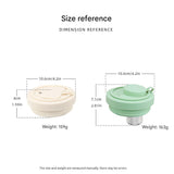 NNEDSZ Off White 40oz Silicone Replacement Coffee and Pill Mug Lid - BPA-Free, Leak-Proof, Dishwasher Safe