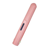 NNEDSZ Pink Portable Mini Wireless Hair Straightener - USB Rechargeable, 2-in-1 Curling & Straightening Iron, Adjustable 3-Temperature Settings , 20s Fast Heating, Anti-Scald, Compact Travel Design