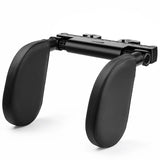 NNEDSZ Black Adjustable 3D Memory Foam Car Seat Headrest with Side Support, Universal Neck Pillow for Travel Comfort