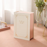 NNEDSZ Off White Creative PU Jewelry Storage Book - Magnetic Closure Organizer for Earrings, Rings, and Necklaces(The Jewelry is a prop for the photo shoot and is not included)