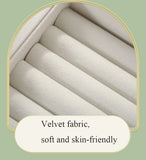 NNEDSZ Off White Creative PU Jewelry Storage Book - Magnetic Closure Organizer for Earrings, Rings, and Necklaces(The Jewelry is a prop for the photo shoot and is not included)