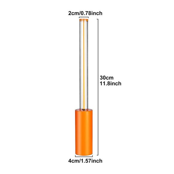 NNEDSZ 2 Pcs Orange Modern Minimalist Rechargeable Atmosphere Lamp - Touch-Control Night Light for Bedroom, Bar, and Portable Outdoor Use