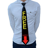NNEDSZ Style 05 LED Sound-Activated Glowing Tie - Party Performance Accessory with Adjustable Light Patterns(Batteries not included, self-provided)