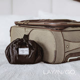 NNEDSZ Pink Portable Drawstring Cosmetic Storage Bag for Travel and Daily Use(Cosmetics pictured are photo props and are not included)