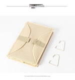 NNEDSZ Grey Hanging Dustproof Storage Bag - Multi-Layer Organizer for Bags, Clothes & Accessories, 4-Tier Non-Woven Fabric