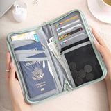 NNEDSZ Pink Portable RFID Blocking Travel Passport Holder with Large Capacity