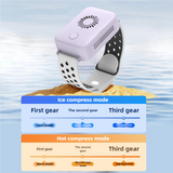 NNEDSZ Black Wearable Cooling and Heating Wristband - Mini Wearable Air Conditioner for Instant Heat or Cool Relief with USB Fast Charging