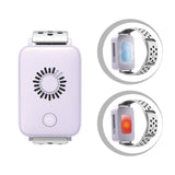 NNEDSZ Light Purple Wearable Cooling and Heating Wristband - Mini Wearable Air Conditioner for Instant Heat or Cool Relief with USB Fast Charging