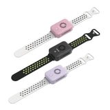 NNEDSZ Pink Wearable Cooling and Heating Wristband - Mini Wearable Air Conditioner for Instant Heat or Cool Relief with USB Fast Charging