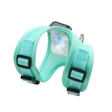 NNEDSZ Size S Green Pet Cooling Harness  LED Lights & Leash – Summer Relief for Small Dogs and Cats