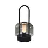 NNEDSZ Black Portable Rechargeable LED Lantern – Touch Control, Adjustable Brightness, USB Charging