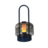 NNEDSZ Dark Blue Portable Rechargeable LED Lantern - Touch Control, Adjustable Brightness, USB Charging