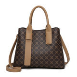 NNEDSZ Brown Retro Fashion Handbag – Elegant Tote with Large Capacity for Work and Daily Use