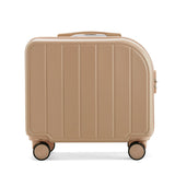 NNEDSZ Pink 18-Inch Lightweight Carry-On Luggage - Waterproof & Anti-Theft Suitcase with Silent Universal Wheels