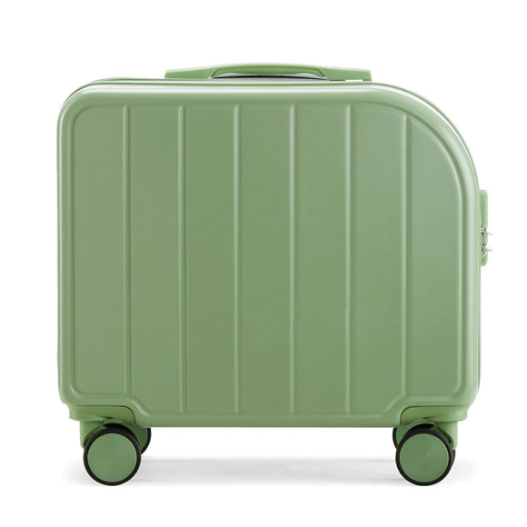 NNEDSZ Olive Green 18-Inch Lightweight Carry-On Luggage - Waterproof & Anti-Theft Suitcase with Silent Universal Wheels
