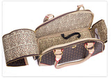 NNEDSZ Portable Pet Travel Bag - Anti-Crush Dog Carrier for Outdoor Trips (L-42x29x18cm, Coffee Color)