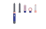NNEDSZ Blue 5-in-1 Multifunctional Hair Styler - Automatic Hair Curling & Straightening Hot Air Brush
