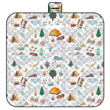 NNEDSZ Thickened Waterproof Picnic Blanket - Portable Outdoor Beach Mat for Camping and Hiking 150*200cm(maze)