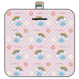 NNEDSZ Thickened Waterproof Picnic Blanket - Portable Outdoor Beach Mat for Camping and Hiking 150*200cm(Rainbow)