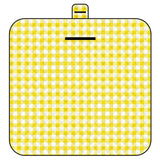 NNEDSZ Thickened Waterproof Picnic Blanket - Portable Outdoor Beach Mat for Camping and Hiking 150*200cm(Yellow plaid)