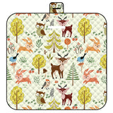 NNEDSZ Thickened Waterproof Picnic Blanket - Portable Outdoor Beach Mat for Camping and Hiking 150*200cm(Jungle Party)