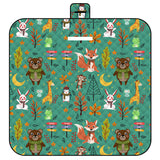 NNEDSZ Thickened Waterproof Picnic Blanket - Portable Outdoor Beach Mat for Camping and Hiking 150*200cm(Green Forest)