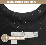 NNEDSZ Light Gray Large-Capacity Double Oxford Fabric Laundry Hamper with Aluminum Handles - Durable Round Clothes Basket for Home Storage