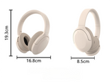 NNEDSZ Black P3965 Foldable Bluetooth 5.3 ANC Wireless Over-Ear Headphones with Noise Cancellation