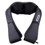 NNEDSZ Portable Kneading Neck and Shoulder Massager with Heat - Four-Button Design, Black