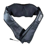 NNEDSZ Portable Kneading Neck and Shoulder Massager with Heat - three-Button Design, Black