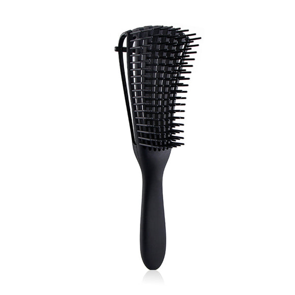 NNEDSZ 3PCS Black Octopus-Style Detangling Brush - 8 Flexible Arms for Effortless Hair Styling