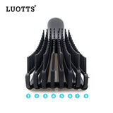 NNEDSZ 3PCS Blue Octopus-Style Detangling Brush - 8 Flexible Arms for Effortless Hair Styling
