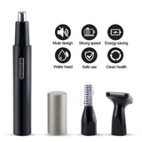 NNEDSZ PRITECH TN-266 Multi-Functional Electric Hair Trimmer Kit - USB Rechargeable Grooming Set for Nose, Eyebrow, Beard, and Body Hair