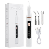 NNEDSZ 3-Speed Ultrasonic Electric Dental Cleaner with LED Light and Type-C Charging - Professional Plaque Remover Kit