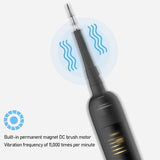 NNEDSZ Rechargeable Electric Dental Scaler with LED Display and Cleaning Kit - 250mAh Battery, Home-Use Plaque Remover
