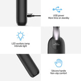 NNEDSZ Rechargeable Electric Dental Scaler with LED Display and Cleaning Kit - 250mAh Battery, Home-Use Plaque Remover