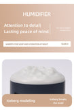 NNEDSZ 2PCS Blue Portable 350ML LED Desk Humidifier with Non-Wet Design - Silent Cool Mist for Home, Office, and Car