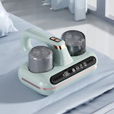 NNEDSZ Green With humidity display Wireless Dust Mite Vacuum Cleaner with UV Sterilization and 10000Pa Suction - Model HK-518