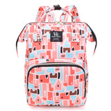 NNEDSZ Large Capacity Multi-Functional Baby Diaper Backpack - Stylish and Travel-Friendly Mummy Bag Red