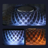 NNEDSZ LP90 Black 360° Bluetooth Home Theater Speaker - LED Light Effect, 120W Surround Sound